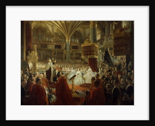 The Coronation of King William I in Koenigsberg in 1861, c.1861/65 by Adolph Friedrich Erdmann von Menzel