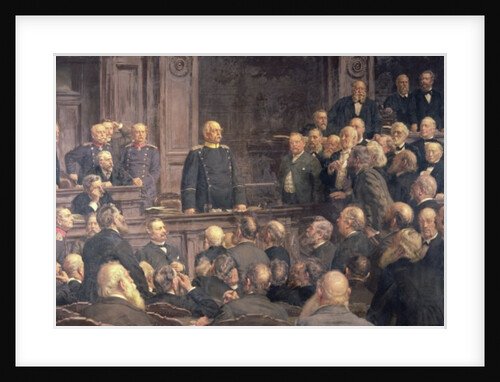 Conference of the German Reichstag on the 6th February 1888, 1896 by Ernest Henseler