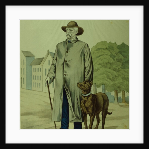 Prince Otto von Bismarck in Friedrichsruh by German School