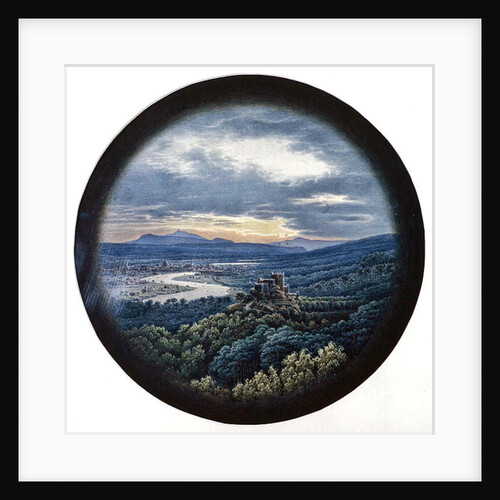 View of Dresden by Karl Friedrich Schinkel