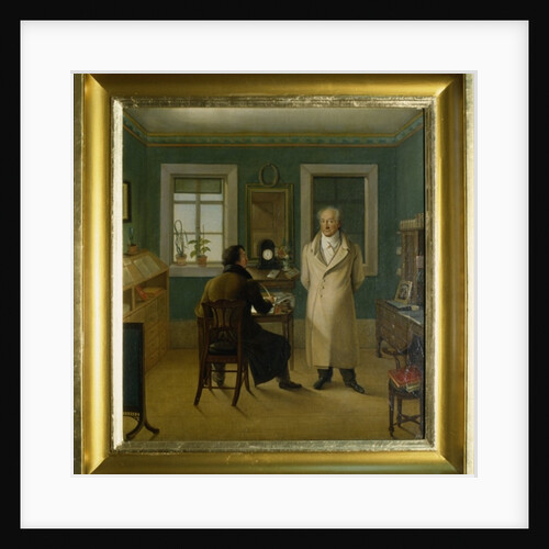 Goethe Dictating to his Clerk John, 1834 by Johann Joseph Schmeller