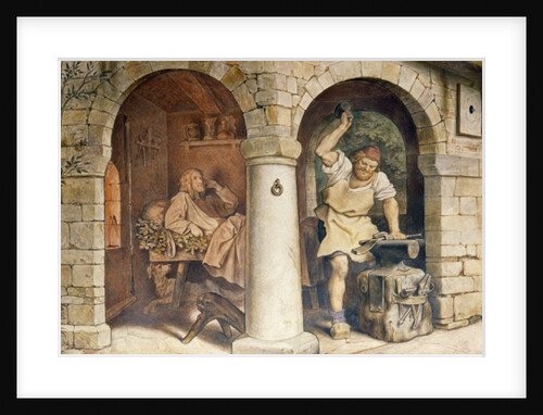 The Blacksmith of Ruhla, c.1854 by Moritz Ludwig von Schwind