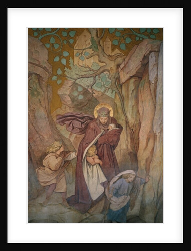 St. Elisabeth's Departure from Wartburg Castle, c.1854/55 by Moritz Ludwig von Schwind