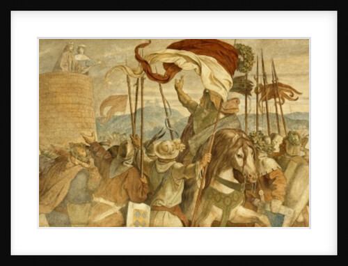 Faithful Men are the best wall, c.1855 by Moritz Ludwig von Schwind