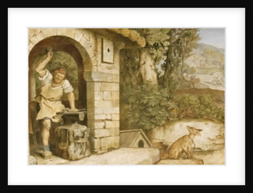 The Blacksmith of Ruhla, c.1854-55 by Moritz Ludwig von Schwind