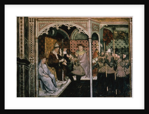 Pope and Emperor, c.1408-1410 by Aretino Luca Spinello or Spinelli