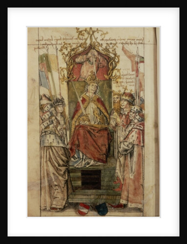 Frederick III surrounded by Prince Electors by German School