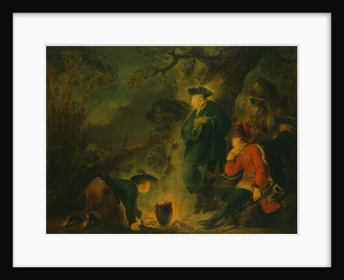Frederick the Great and General von Ziethen on their way to the Battle of Torgau by Christian Bernhard Rode
