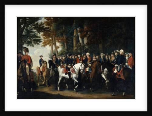 King Frederick II's return from Preussen von Manoever, c.1785 by German School