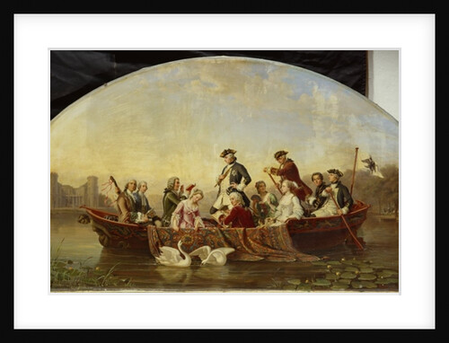 Boat Trip in Rheinsberg by Theobald Reinhold von Oer