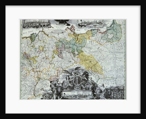 Master Sheet of the Prussian Sovereign Countries, c.1765 by German School