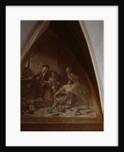 Boettger shows August the Strong the Secret of Making Porcelain by Johann Paul Adolf Kiessling