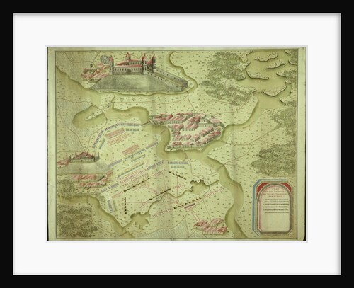 Plan of the Battle of Mollwitz on the 10th April, 1741 by School German