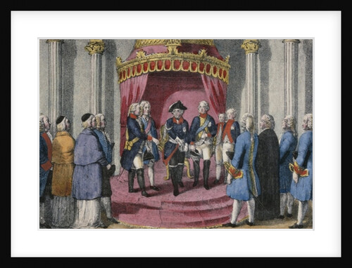 Homage of the Silesian Estates, 7 November 1741 by German School