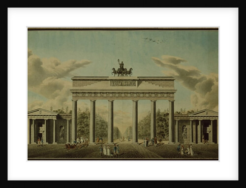Brandenburg Gate, 1812 by German School