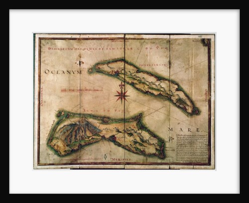 Geographic Map of the Azores, 1587 by Portuguese School