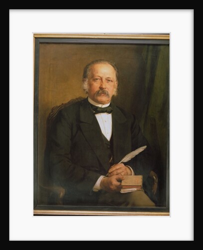 Theodor Fontane, 1883 by Karl Breitbach