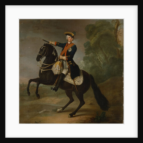 Kurt Christoph Graf von Schwerin on horseback, 1750 by Antoine Pesne