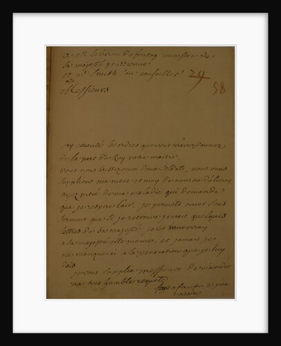 A petition to be released from jail, 31st June 1753 by Francois Marie Arouet Voltaire