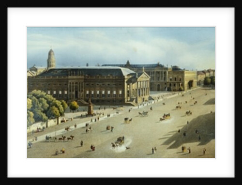 Unter den Linden from the Armoury, c.1855 by F. von Laer