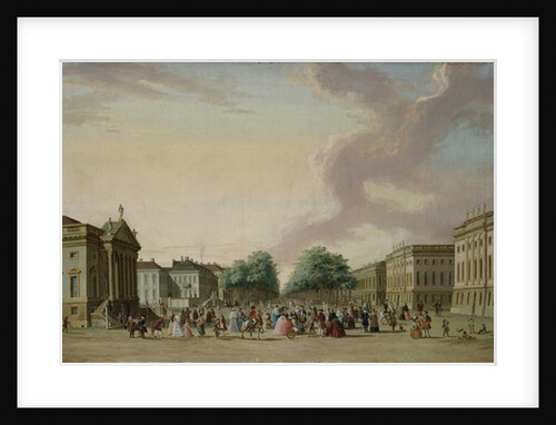 Unter den Linden, Berlin, 1770 by Karl Friedrich Fechhelm