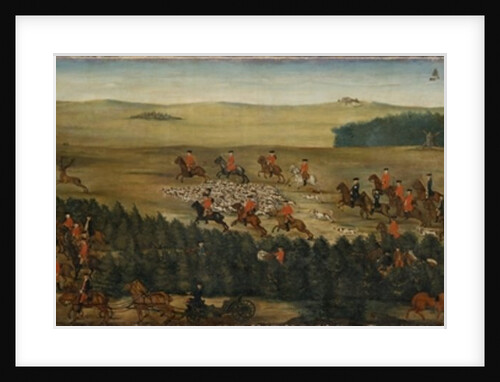 Stag-hunting with Frederick William I of Prussia by German School