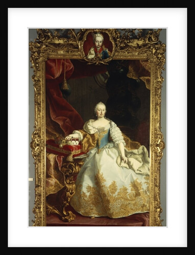 Portrait of Empress Maria Theresa with Joseph II as a child, 1744 by Martin van Mytens or Meytens