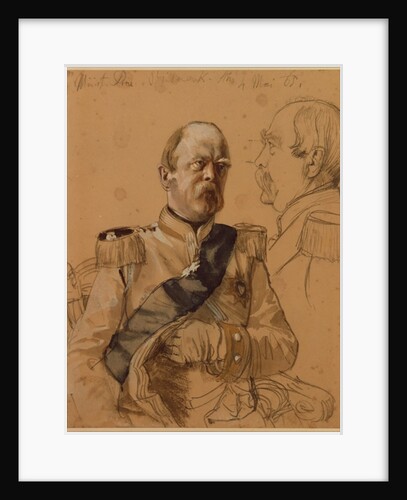 Prince Otto von Bismarck, 1865 by Adolph Friedrich Erdmann von Menzel