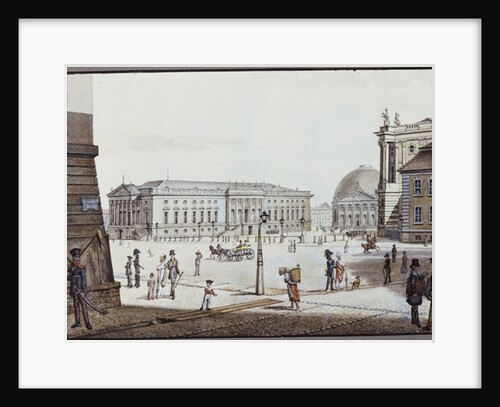 The Opernplatz, Berlin by F.A. Calau