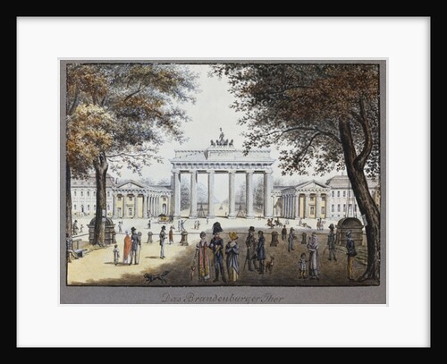 The Brandenburg Gate, Berlin by F.A. Calau
