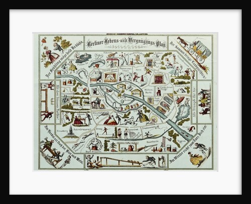 Berlin living and amusement plan by School German