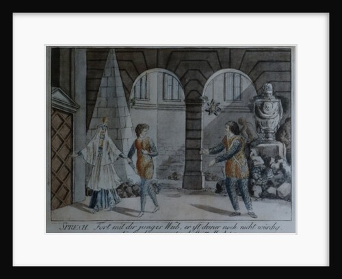Scene from 'The Magic Flute' by Wolfgang Amadeus Mozart by School German