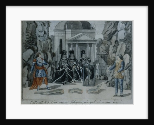 Scene from 'The Magic Flute' by Wolfgang Amadeus Mozart by School German