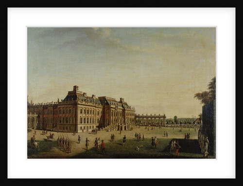 The garden front of the town castle, 1773 by Johann Friedrich Meyer