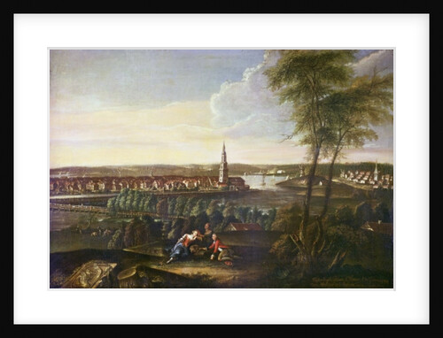 View of the Church of the Holy Spirit and the suburb of Nowawes from Brauhausberg, 1771 by Johann Friedrich Meyer