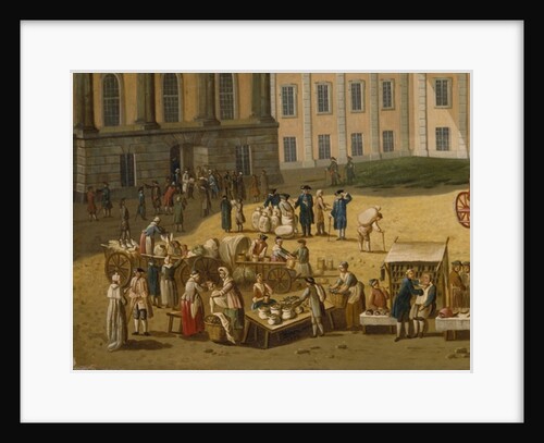 Market in the Alter Markt, Potsdam, 1772 by Carl Christian Baron