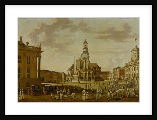 The Alter Markt with the Church of St. Nicholas and the Town Hall, 1771 by German School