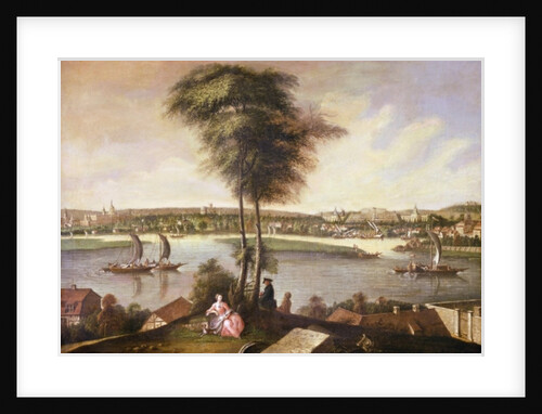 View of the Sanssouci park from Brauhausberg, 1772 by Johann Friedrich Meyer