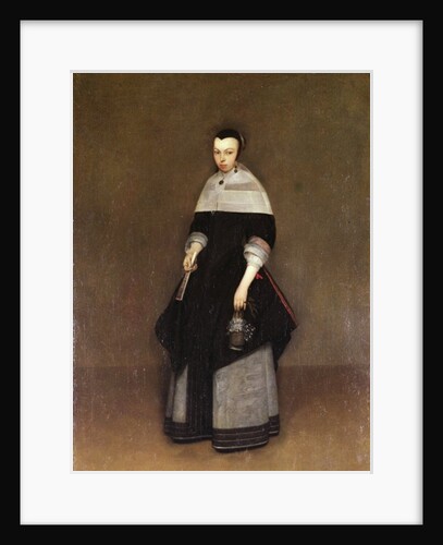 Female portrait by Gerard ter Borch or Terborch