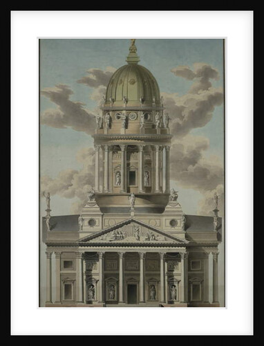 The German Cathedral on the Gendarmenmarkt, 1812 by G.F. Kluge