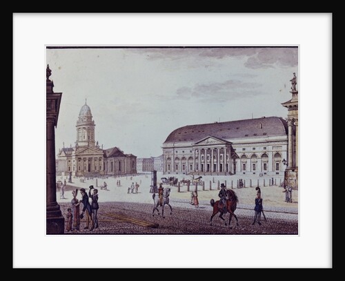 The Gerndarmenmarkt by F.A. Calau