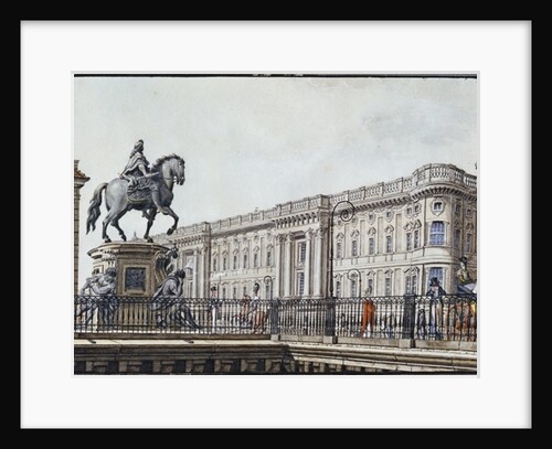 The long bridge with an aristocratic monument by F.A. Calau