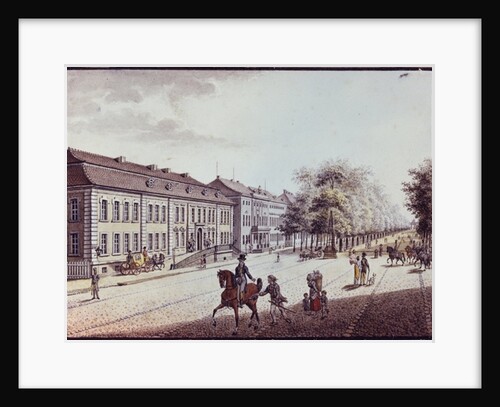 View of the Opera House, Berlin by F.A. Calau