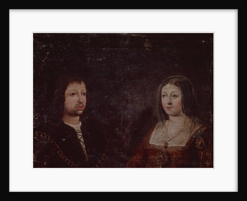 Ferdinand II of Aragon and Isabella I of Castile by Spanish School
