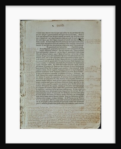 Folio from Pierre d'Ailly's 'Imago Mundi' by School Spanish