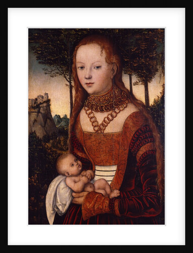 Young mother with child by Lucas the Elder Cranach