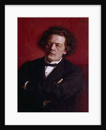 Portrait of Anton Grigoryevich Rubinstein, 1881 by Ilya Efimovich Repin