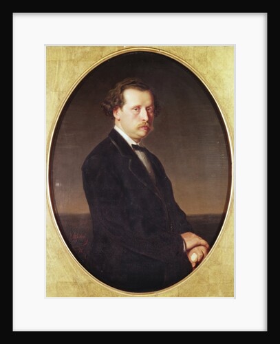 Portrait of N.G. Rubinstein by Vasili Grigorevich Perov