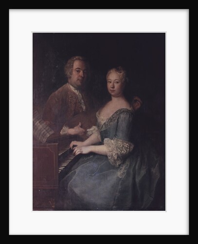 Karl-Heinrich Graun and his wife Anna-Louise, c.1735 by Antoine Pesne