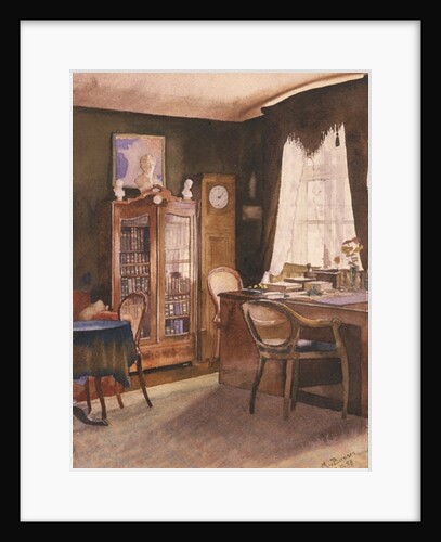 Theodor Fontane's Study by German School